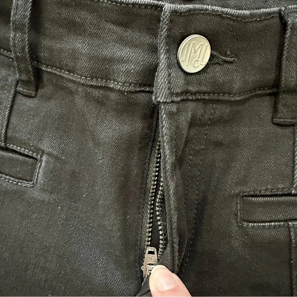 J. McLaughlin Women’s Black Mid-Rise Straight Leg Denim Jeans Size 6 GUC - Picture 6 of 8